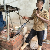 Lây bơm kẹt ở huyện chơn thành bình phước